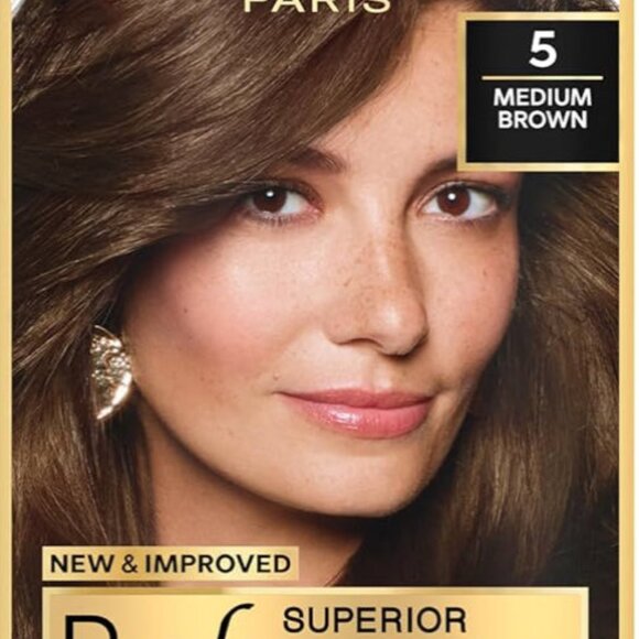 L'oreal Superior Preference Luminous Fade-Defying Color 5 Medium Brown - Picture 1 of 3